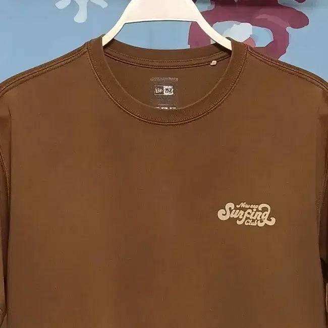 [BUNJANG] New Era Surfing T-Shirt XL Brown / (XL) 뉴에라 서핑 반팔티