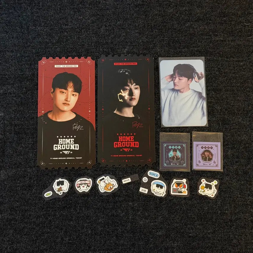 [BUNJANG] T1 Feyz Home Ground Original Ticket Photocard Bundle Set / T1 PEYZ 티원 페이즈 홈그라운드 오리지널 티켓 우리은행 포토카드