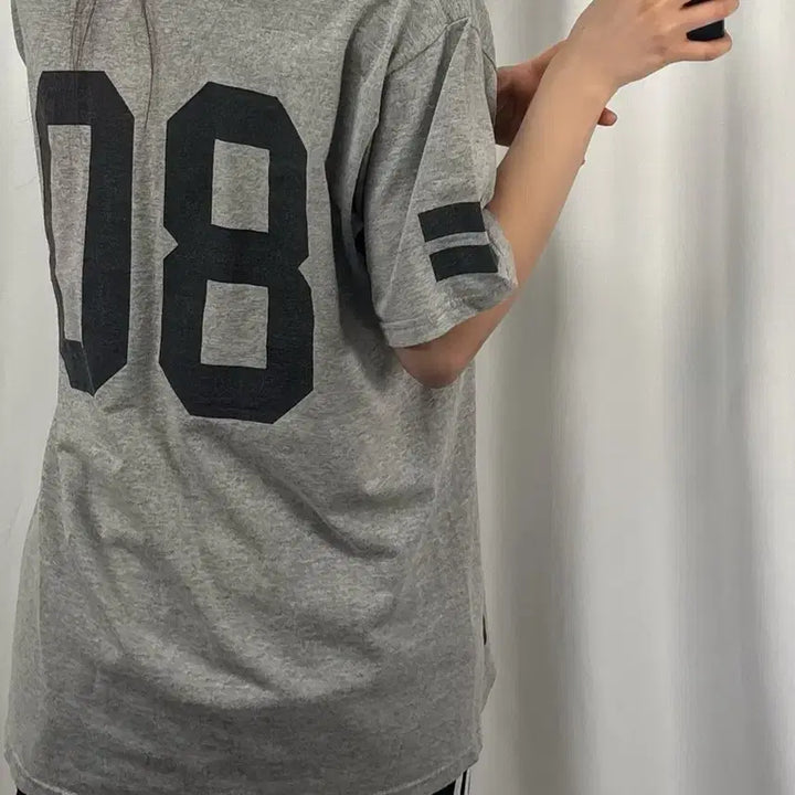 [BUNJANG] Stussy 80 Big Logo Grey T-Shirt / 스투시 80 빅로고 그레이 반팔