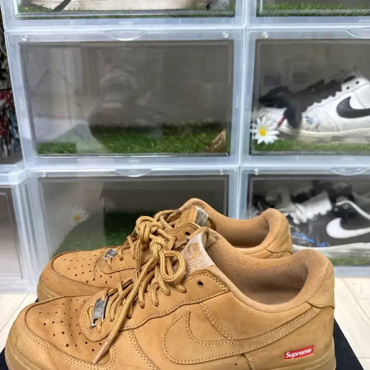 [BUNJANG] Nike x Supreme Air Force 1 Low Flax / 나이키 x 슈프림 에어포스 1 로우 플랙스 270