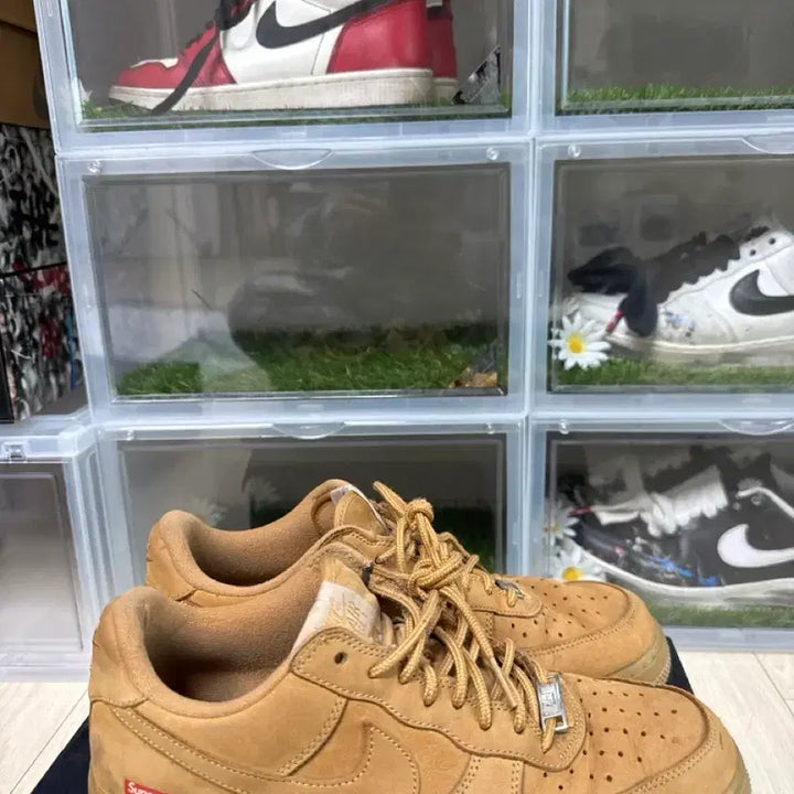 [BUNJANG] Nike x Supreme Air Force 1 Low Flax / 나이키 x 슈프림 에어포스 1 로우 플랙스 270