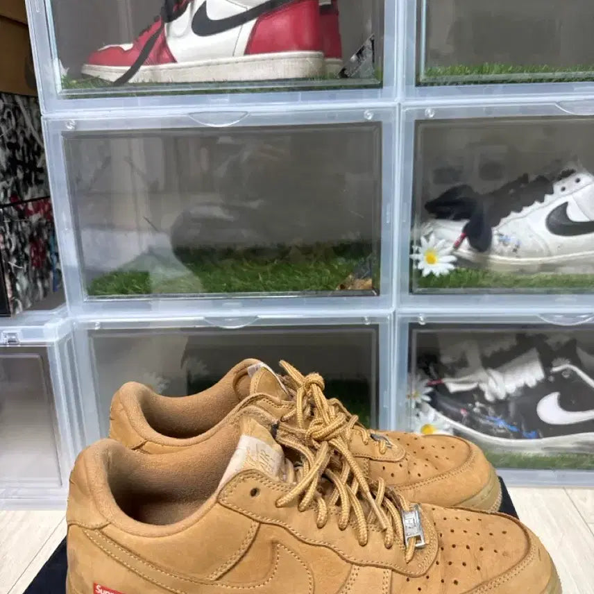 [BUNJANG] Nike x Supreme Air Force 1 Low Flax / 나이키 x 슈프림 에어포스 1 로우 플랙스 270