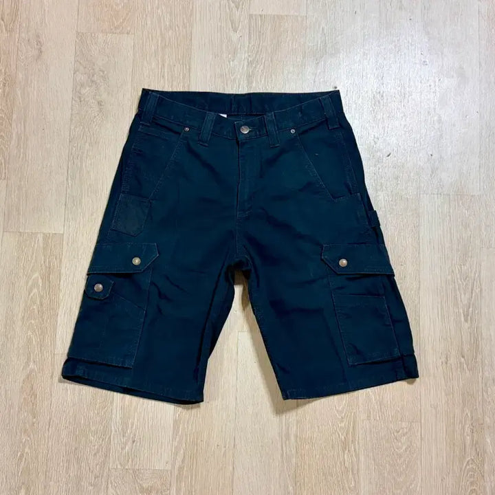 [BUNJANG] Carhartt Ripstop Cargo Shorts Black (B357-BLK) Size 30 / 칼하트 워크팬츠 카고 반바지 (B357-BLK) - 30인치