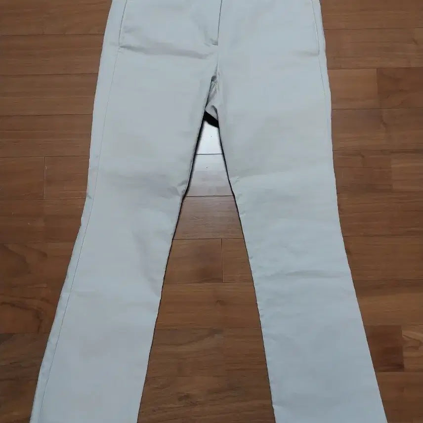 [BUNJANG] Light Beige Semi Bootcut Slacks Pants / 연베이지 세미 부츠컷 슬랙스 바지 오피스룩