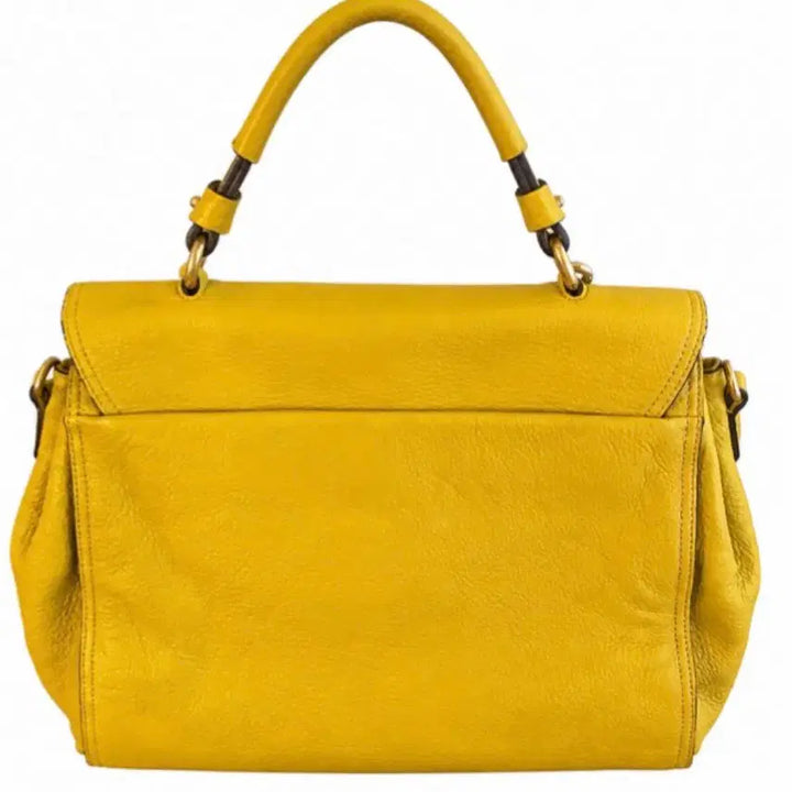 [BUNJANG] Nina Ricci Yellow Ribbon Tote Bag / nina ricci 니나리치 옐로우 리본 토트백