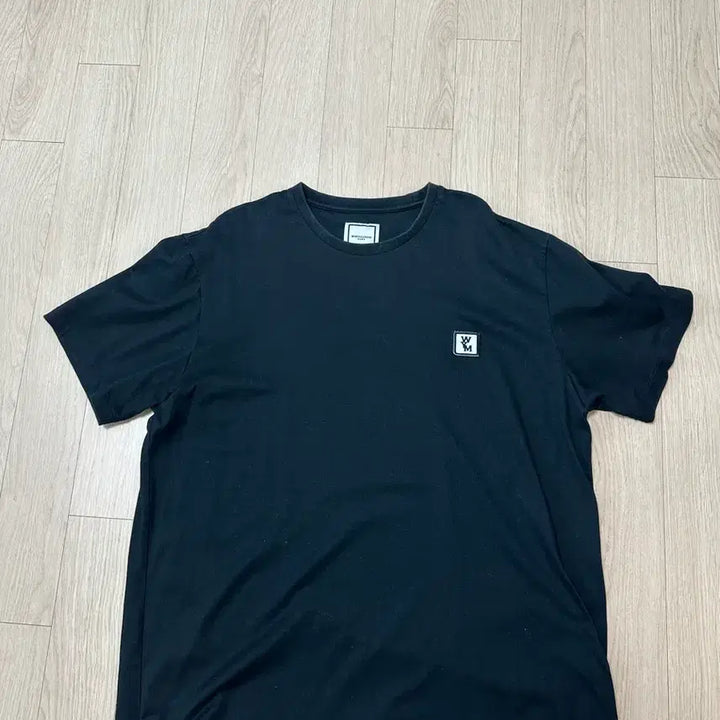[BUNJANG] Wooyoungmi Black Logo Short Sleeve T-Shirt Size 50 / [50]우영미 백로고 반팔티