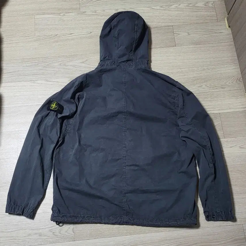 [BUNJANG] Stone Island Brushed Cotton Anorak Grey L / 스톤아일랜드 브러쉬드 코튼 아노락 L