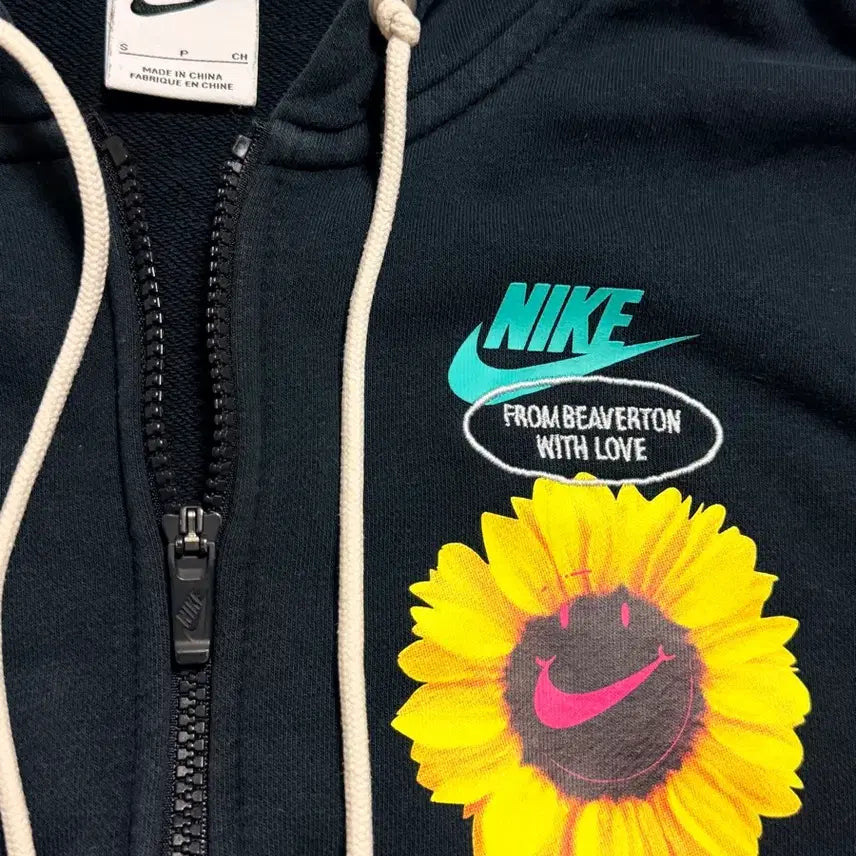 [BUNJANG] Nike Sunflower Full Zip Hoodie / 나이키 해바라기 후드집업 - S사이즈