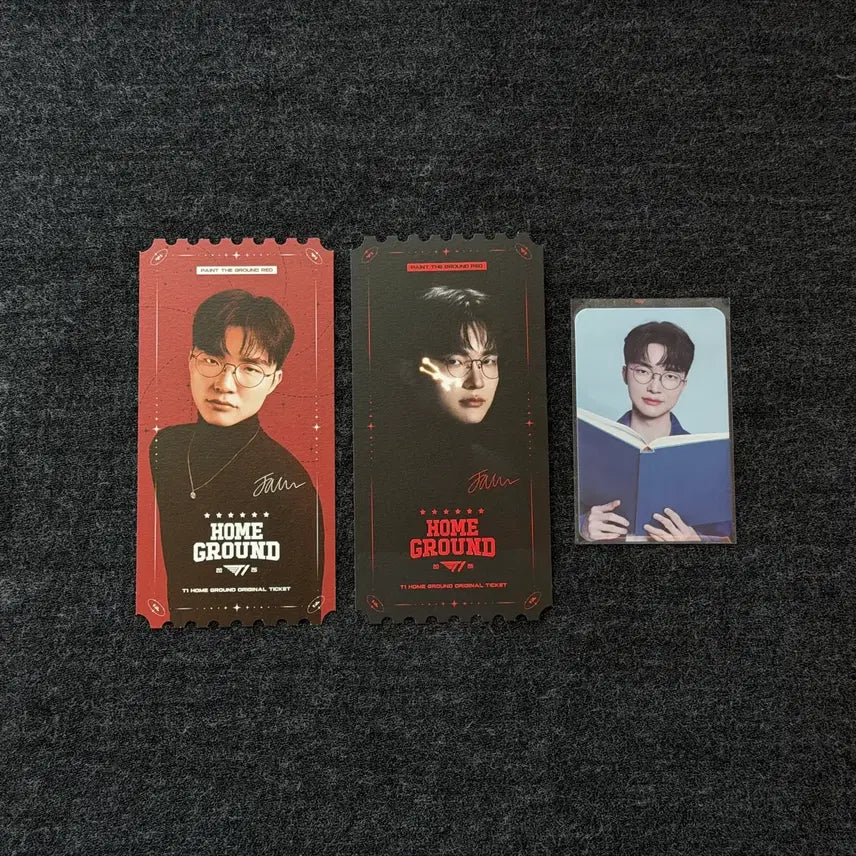 [BUNJANG] T1 Faker Homeground Original Ticket Bundle Photocard / T1 FAKER 티원 페이커 홈그라운드 오리지널 티켓 일괄 우리은행 포카