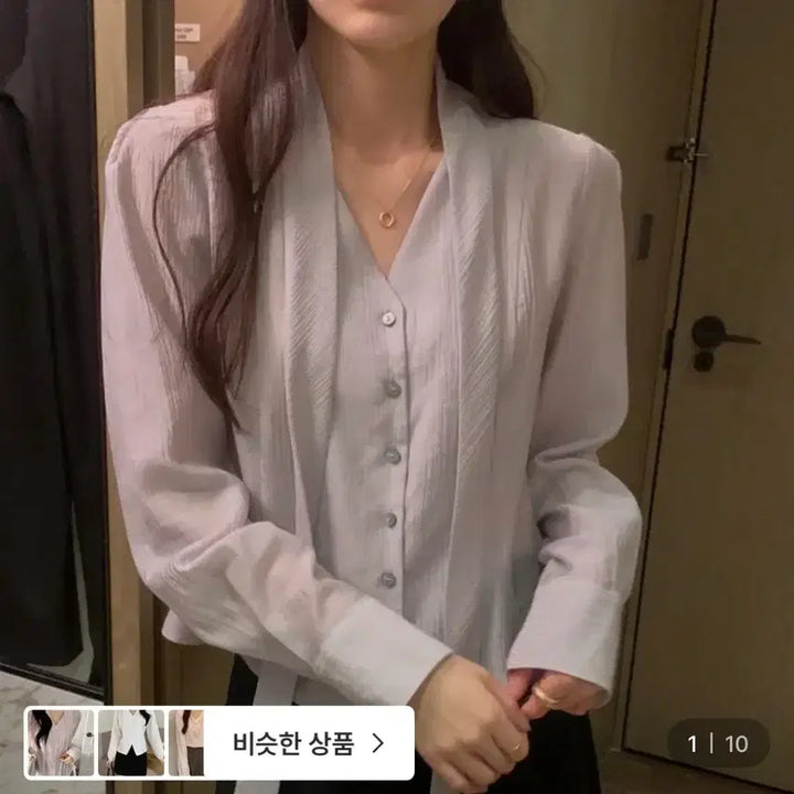 [BUNJANG] Ossr Taible Blouse / 오스로 타이블라우스