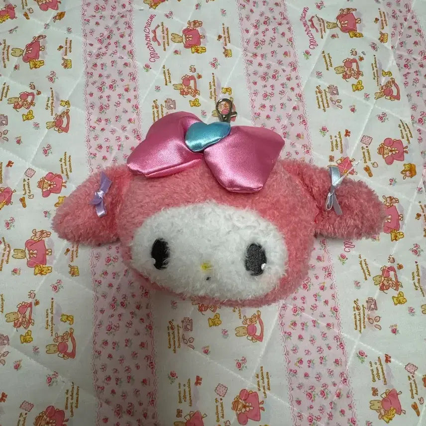 [BUNJANG] Sanrio My Melody Face Pouch Keyring / 마이멜로디 페이스 파우치 키링 릴패스