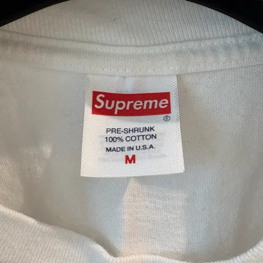 [BUNJANG] Supreme Payment Short Sleeve T-shirt White / [M] 슈프림 페이먼트 반팔 티셔츠 화이트