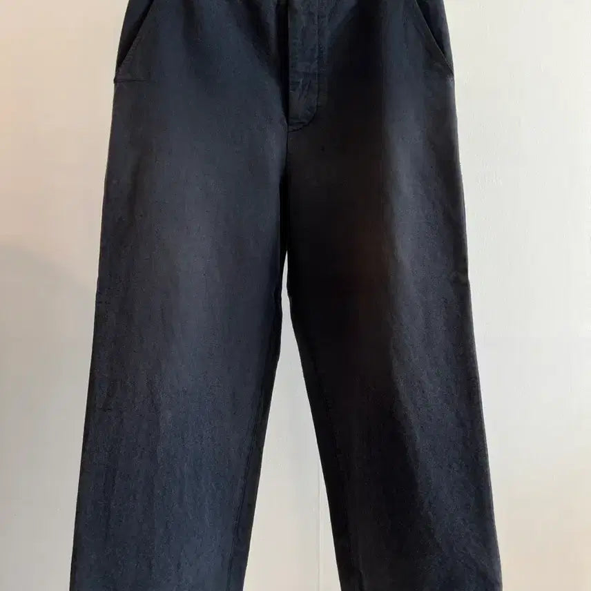 [BUNJANG] Confect Wool Linen Cotton Pants Black Size 3 / [3] 컨펙트 confect 울 린넨 코튼 팬츠 블랙