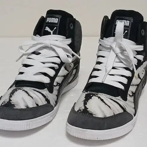 [BUNJANG] Puma Glide Court Dyed High-Top Sneakers / (250) 푸마 글라이드코트다이드 하이탑 운동화