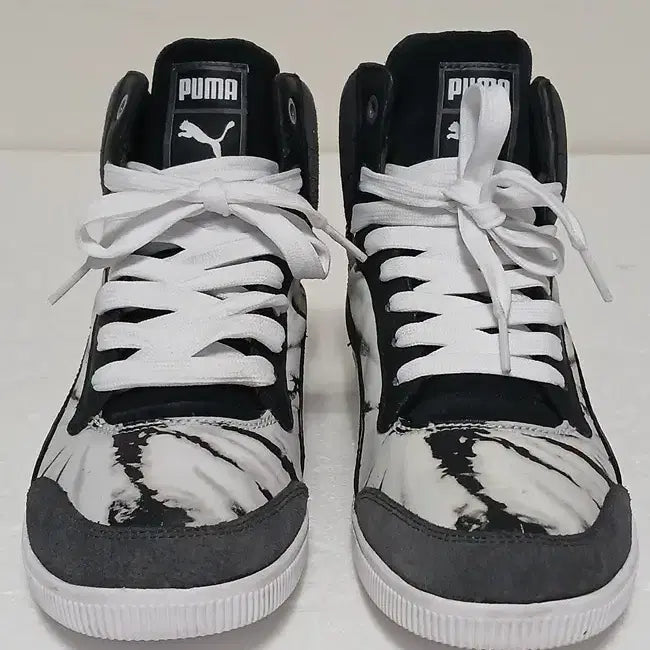[BUNJANG] Puma Glide Court Dyed High-Top Sneakers / (250) 푸마 글라이드코트다이드 하이탑 운동화