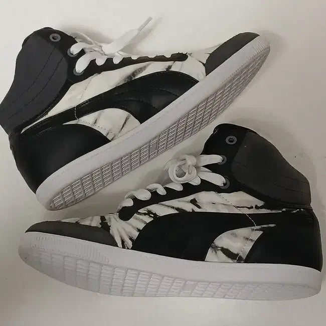 [BUNJANG] Puma Glide Court Dyed High-Top Sneakers / (250) 푸마 글라이드코트다이드 하이탑 운동화