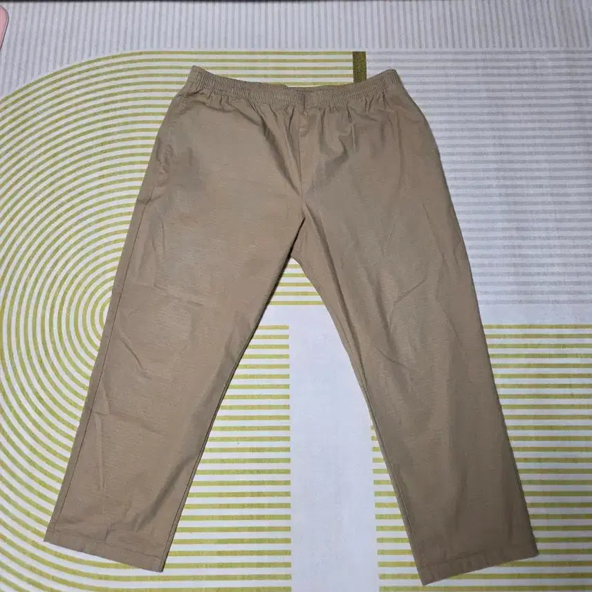 [BUNJANG] Muji Easy Pants Beige Cotton Chinos XXL / [XXL] 무인양품 무지 이지팬츠 베이지 치노 면바지 허리밴딩 바지