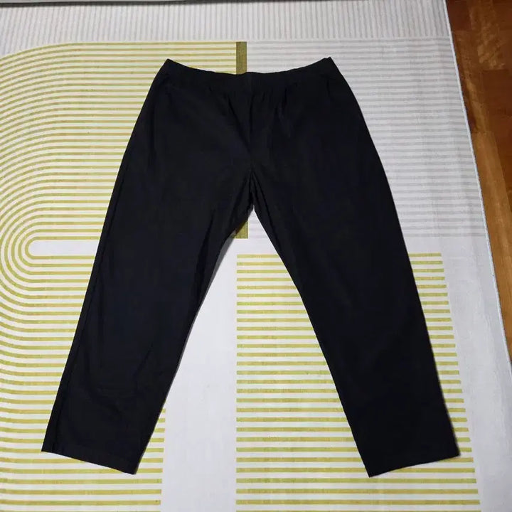 [BUNJANG] Muji Easy Pants Black Cotton Chino Pants XXL / [XXL] 무인양품 무지 이지팬츠 블랙 치노 면바지 허리밴딩 바지