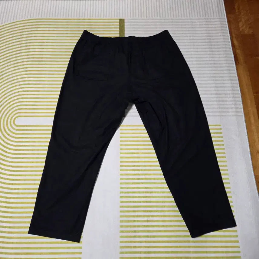[BUNJANG] Muji Easy Pants Black Cotton Chino Pants XXL / [XXL] 무인양품 무지 이지팬츠 블랙 치노 면바지 허리밴딩 바지
