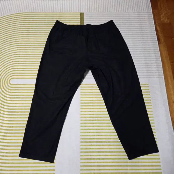 [BUNJANG] Muji Easy Pants Black Cotton Chino Pants XXL / [XXL] 무인양품 무지 이지팬츠 블랙 치노 면바지 허리밴딩 바지
