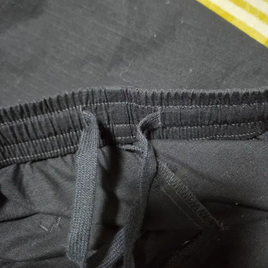 [BUNJANG] Muji Easy Pants Black Cotton Chino Pants XXL / [XXL] 무인양품 무지 이지팬츠 블랙 치노 면바지 허리밴딩 바지