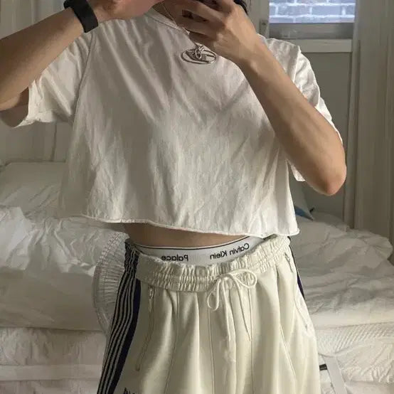 [BUNJANG] Needles H.D. Track Pants White Purple S / 니들스 H.D. 트랙 팬츠 화이트 퍼플 S