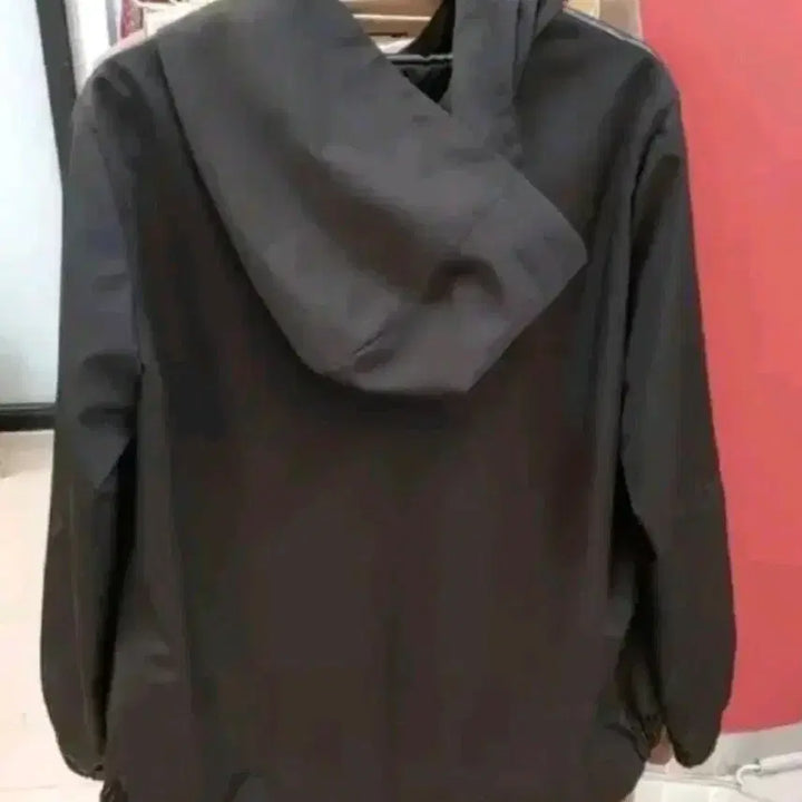 [BUNJANG] Y.W.Z. Natural Leather &amp; Prada Nylon Hooded Zip-Up Jacket / (새제품)천연가죽+프라다 후드 집업 자켓55-88