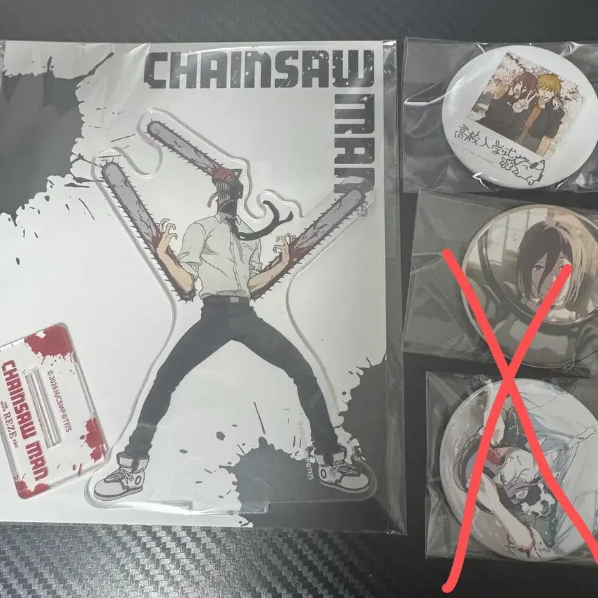 [BUNJANG] Chainsaw Man Hongdae Pop-up Acrylic Standee / 체인소맨 홍대 팝업 아크릴스탠드