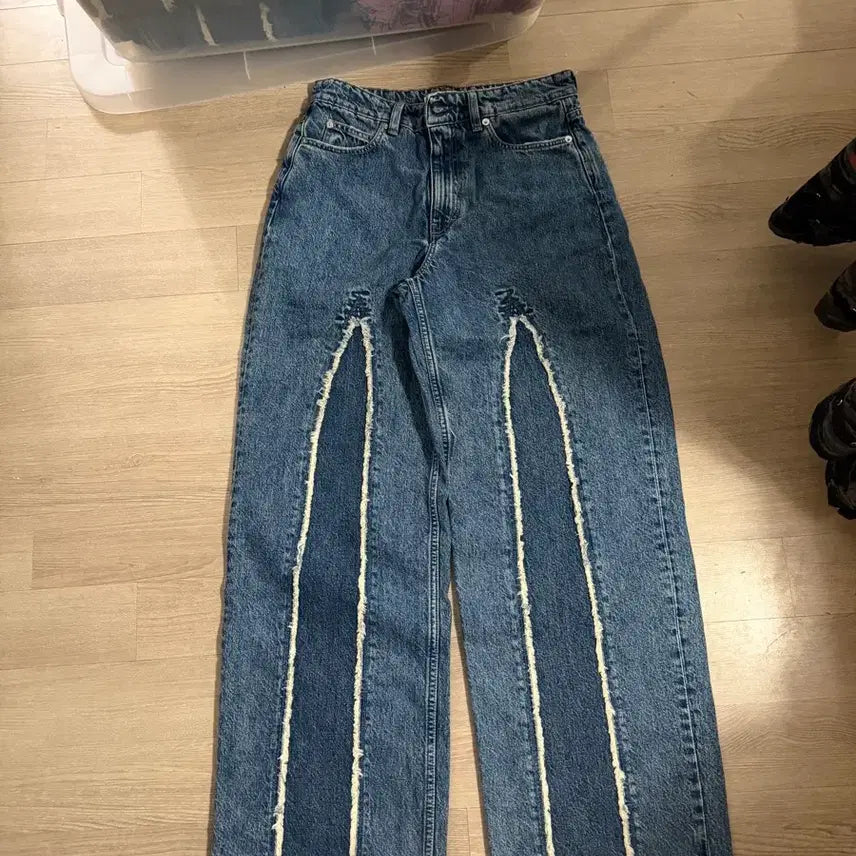 [BUNJANG] Our Legacy Full Cut Slash Denim Jeans / 아워레가시 풀컷 슬래쉬 데님