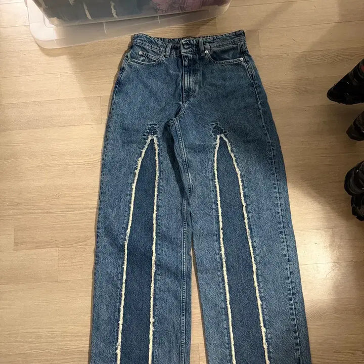 [BUNJANG] Our Legacy Full Cut Slash Denim Jeans / 아워레가시 풀컷 슬래쉬 데님