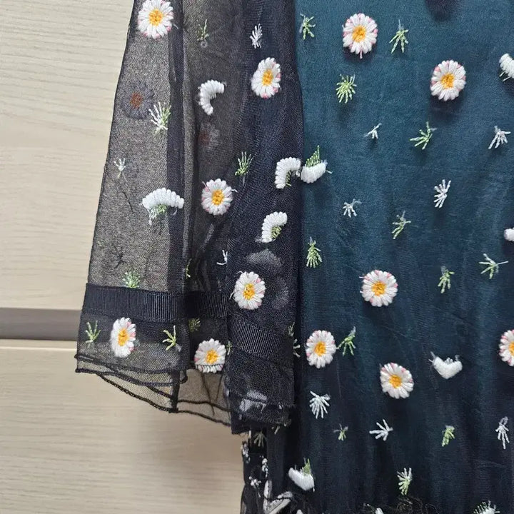 [BUNJANG] SJ.S. J. Floral Embroidered Midi Dress / sjsj 플라워 자수 원피스 44