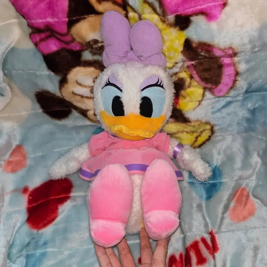 [BUNJANG] Disney Daisy Duck Plush Doll / 도쿄 디즈니랜드 디즈니 데이지 덕 인형 귀여운 오리 도날드 덕 여친