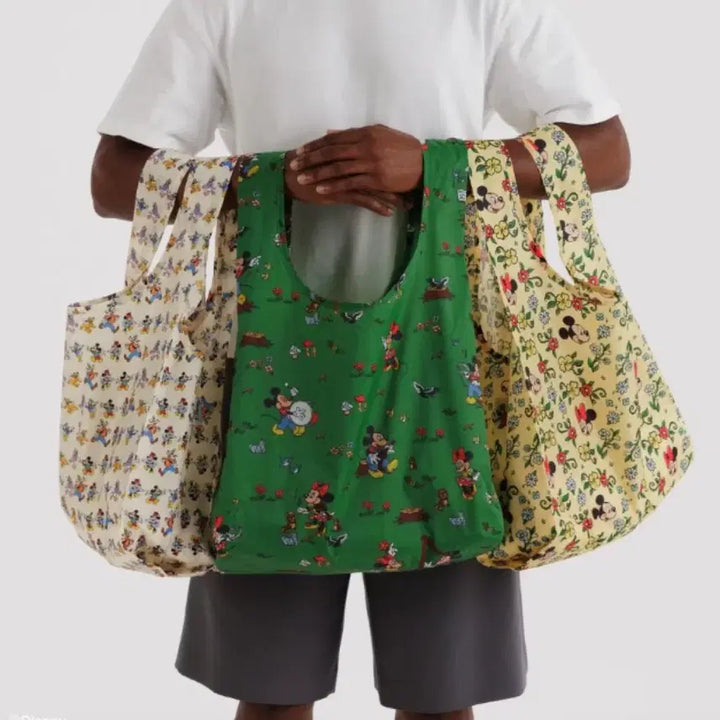 [BUNJANG] Baggu Disney Storybook Standard Reusable Bag Set / 바쿠(Baggu) 디즈니 스토리북 세트 한정판