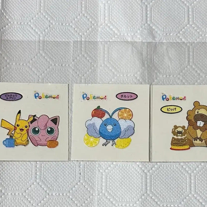 [BUNJANG] Japanese Edition Pokemon Stickers / 일본판 포켓몬 띠부씰
