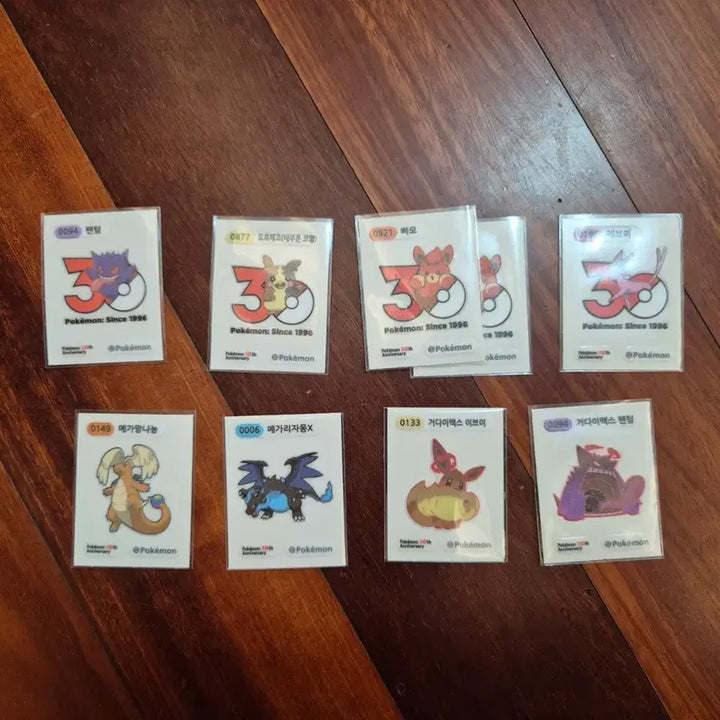 [BUNJANG] Pokemon 30th Anniversary Stickers / 포켓몬 30주년 띠부씰 판매합니다