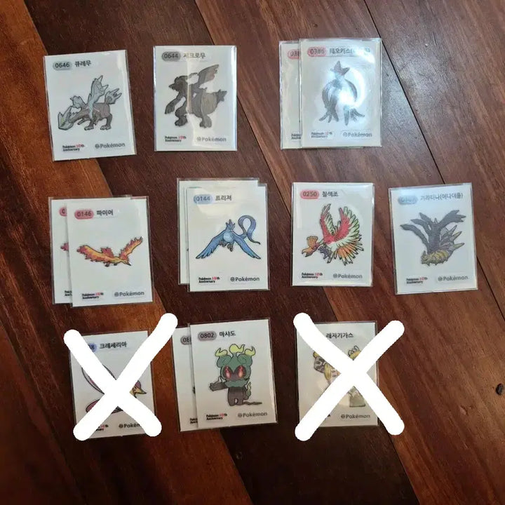 [BUNJANG] Pokemon 30th Anniversary Stickers / 포켓몬 30주년 띠부씰 판매합니다
