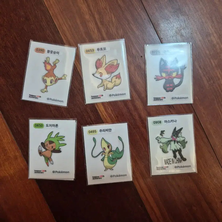 [BUNJANG] Pokemon 30th Anniversary Stickers / 포켓몬 30주년 띠부씰 판매합니다