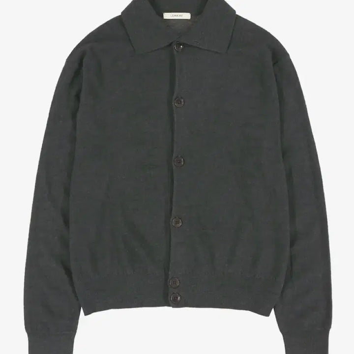 [BUNJANG] Lemaire Convertible Collar Knit Cardigan Gray Size S / 르메르 컨버터블 카라 니트 가디건 / S