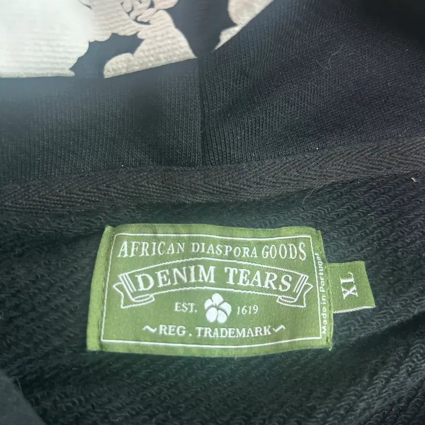 [BUNJANG] Denim Tears Black Hoodie XL / 데님티어스 후드xl 블랙