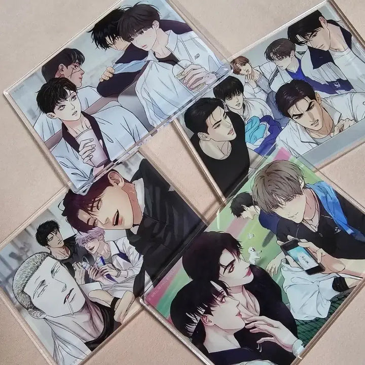 [BUNJANG] Team Rejin Crossover Acrylic Block (4 Types: Jogae Sonyeon, YHaehwacheop, Hyang-ui Gyeonggye, Cloud) / 팀레진 크로스오버 아크릴블록 조개소년 야화첩 향의경계 클라우드 징크스