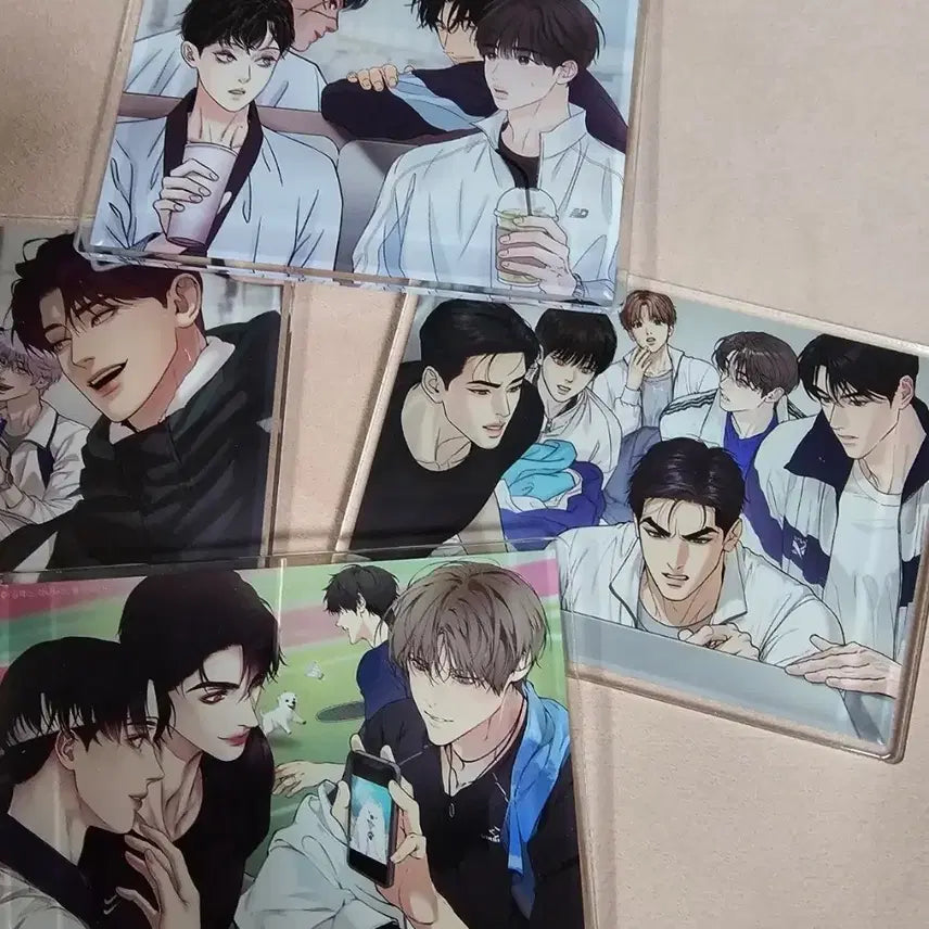 [BUNJANG] Team Rejin Crossover Acrylic Block (4 Types: Jogae Sonyeon, YHaehwacheop, Hyang-ui Gyeonggye, Cloud) / 팀레진 크로스오버 아크릴블록 조개소년 야화첩 향의경계 클라우드 징크스