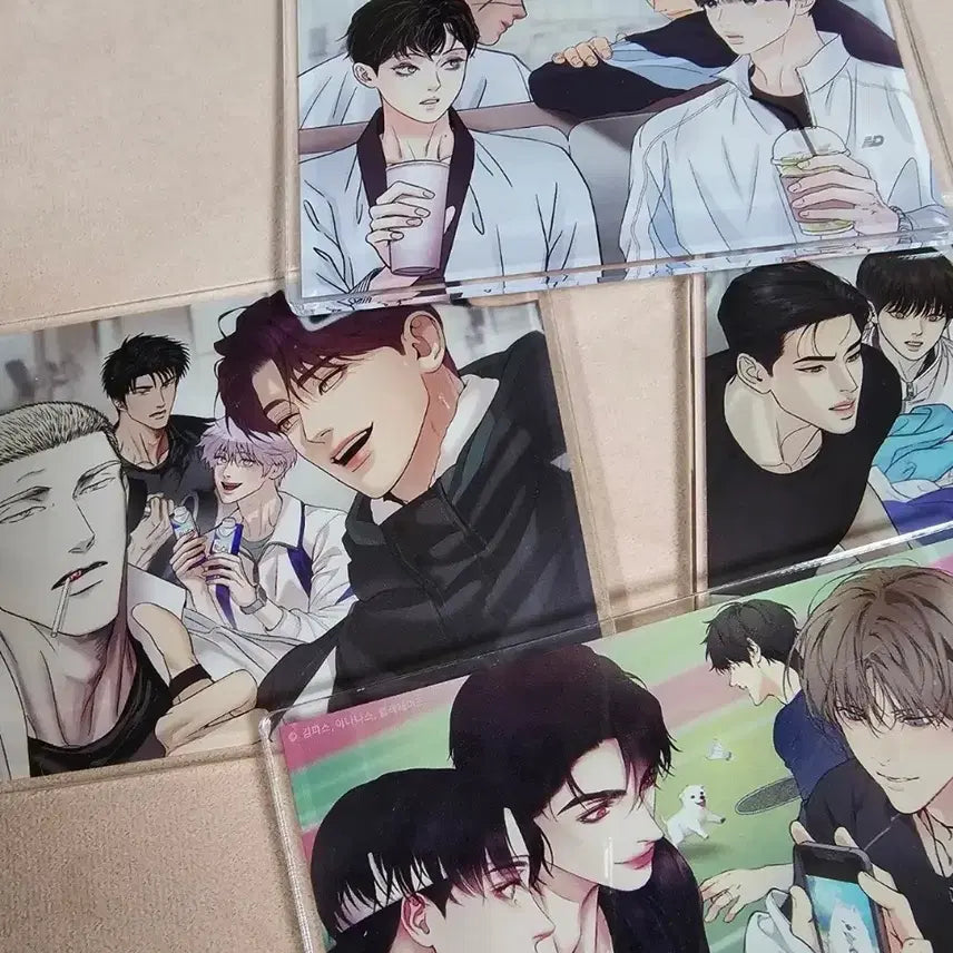 [BUNJANG] Team Rejin Crossover Acrylic Block (4 Types: Jogae Sonyeon, YHaehwacheop, Hyang-ui Gyeonggye, Cloud) / 팀레진 크로스오버 아크릴블록 조개소년 야화첩 향의경계 클라우드 징크스