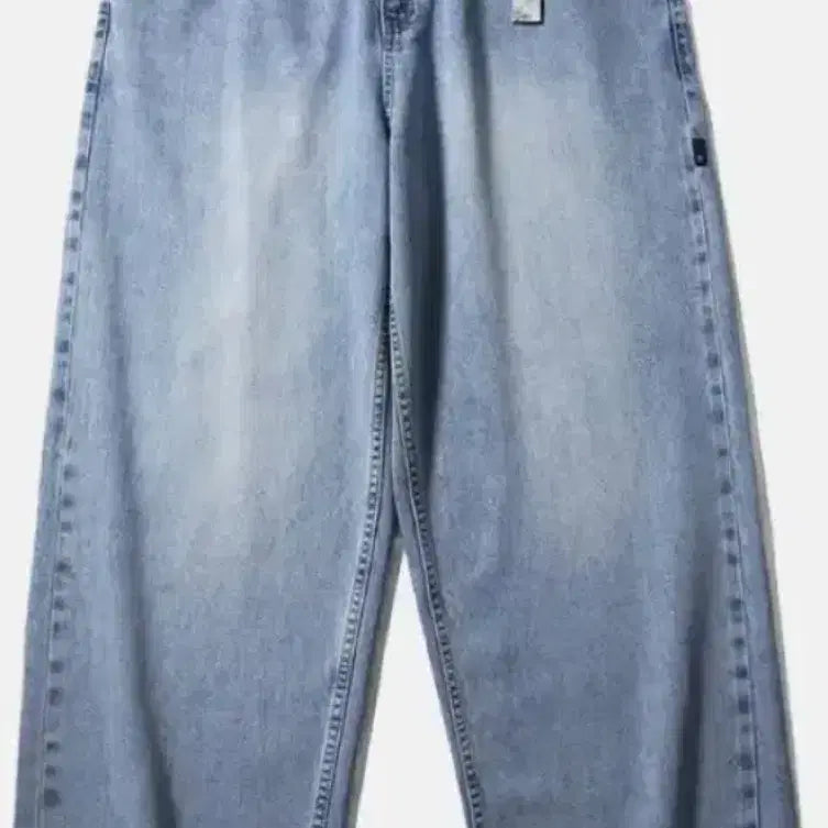 [BUNJANG] Moif Wide Belted Denim Pants / 모이프 WIDE BELTED DENIM PANTS