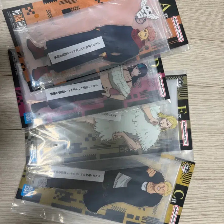 [BUNJANG] Jujutsu Kaisen Ichiban Kuji Acrylic Stand Set (A, C, D, E) / 주술회전 제일복권 A C D E 아크릴 일괄
