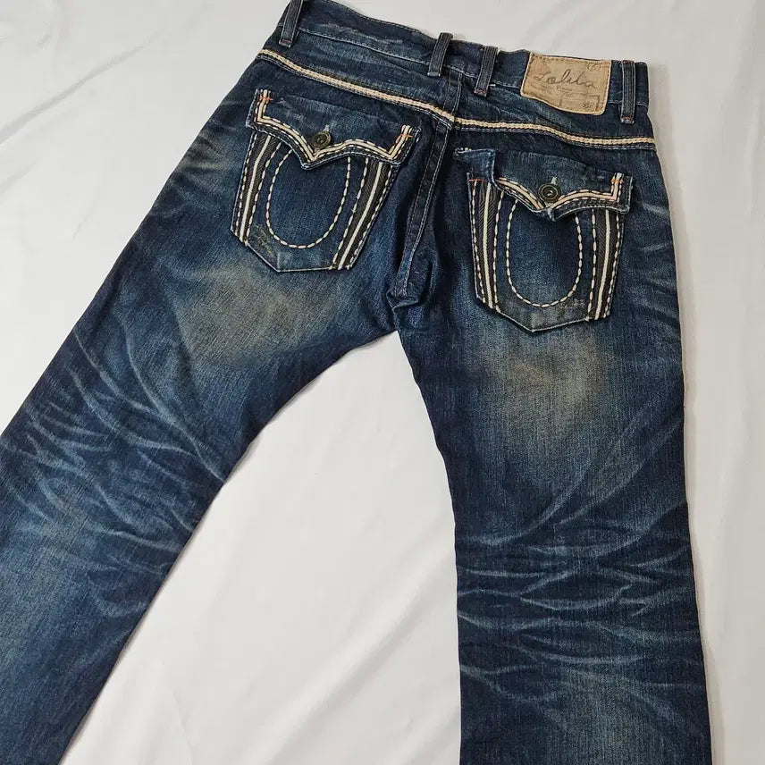 [BUNJANG] Lolita Jeans Washed Denim Pants Size S (30) / LOLITA JEANS 로리타진 워시드 워싱 데님팬츠 청바지 S 30