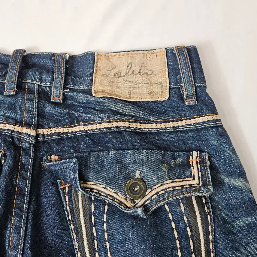 [BUNJANG] Lolita Jeans Washed Denim Pants Size S (30) / LOLITA JEANS 로리타진 워시드 워싱 데님팬츠 청바지 S 30