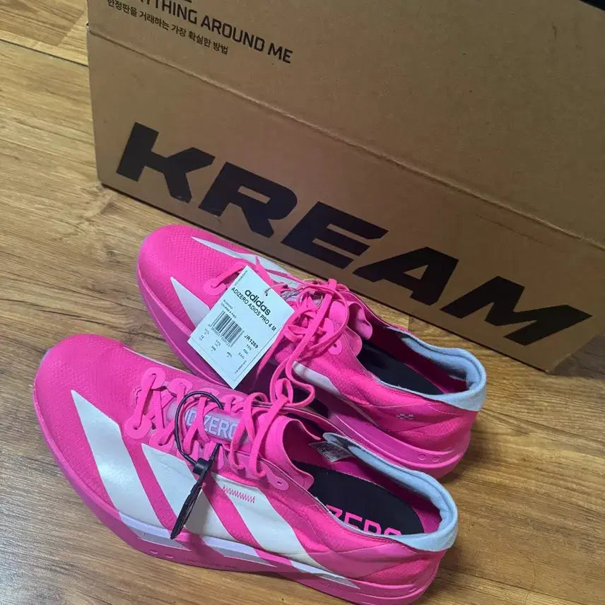 [BUNJANG] Adidas Adizero Adios Pro 4 Running Shoes Pink / 아디다스 아디제로 아디오스 프로 4러닝화 (300) brand new