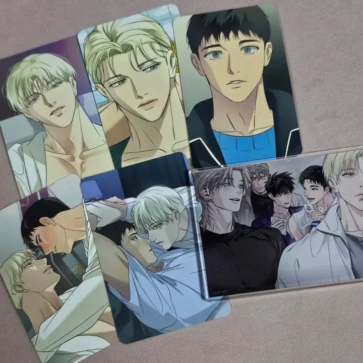 [BUNJANG] Team Resin Crossover Backlight Acrylic Block + 5 Photocards Bundle Set / 백라이트&amp;걷지않는다리 아크릴 블록+백라이트 포카 컬포 5종