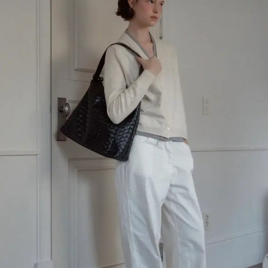[BUNJANG] Anette Weaving Mesh Bag Black / 아노에틱 위빙 메쉬백 블랙