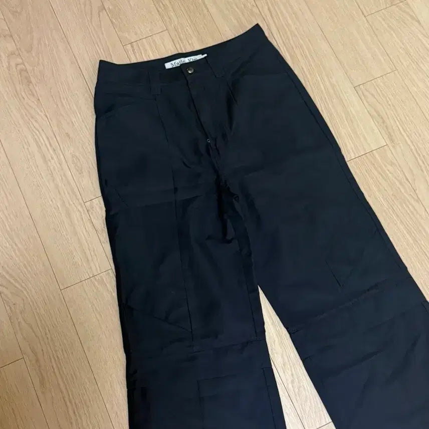 [BUNJANG] Matinkim Knee Point Tuck Wide Pants Charcoal / (새상품) 마뗑킴 KNEE POINT TUCK WIDE PANTS